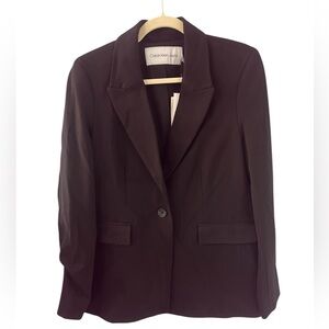 Calvin Klein Jeans Women's Black Blazer in Size L NWT